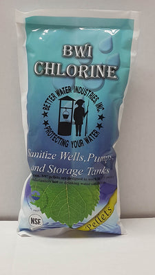 Quantity 5 - 2.2 pound bags of 1 gram chlorine pellets (11 pounds total)