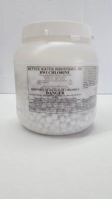 Quantity 6 - 5 pound container of chlorine 1 gram pellets (30 pounds total)